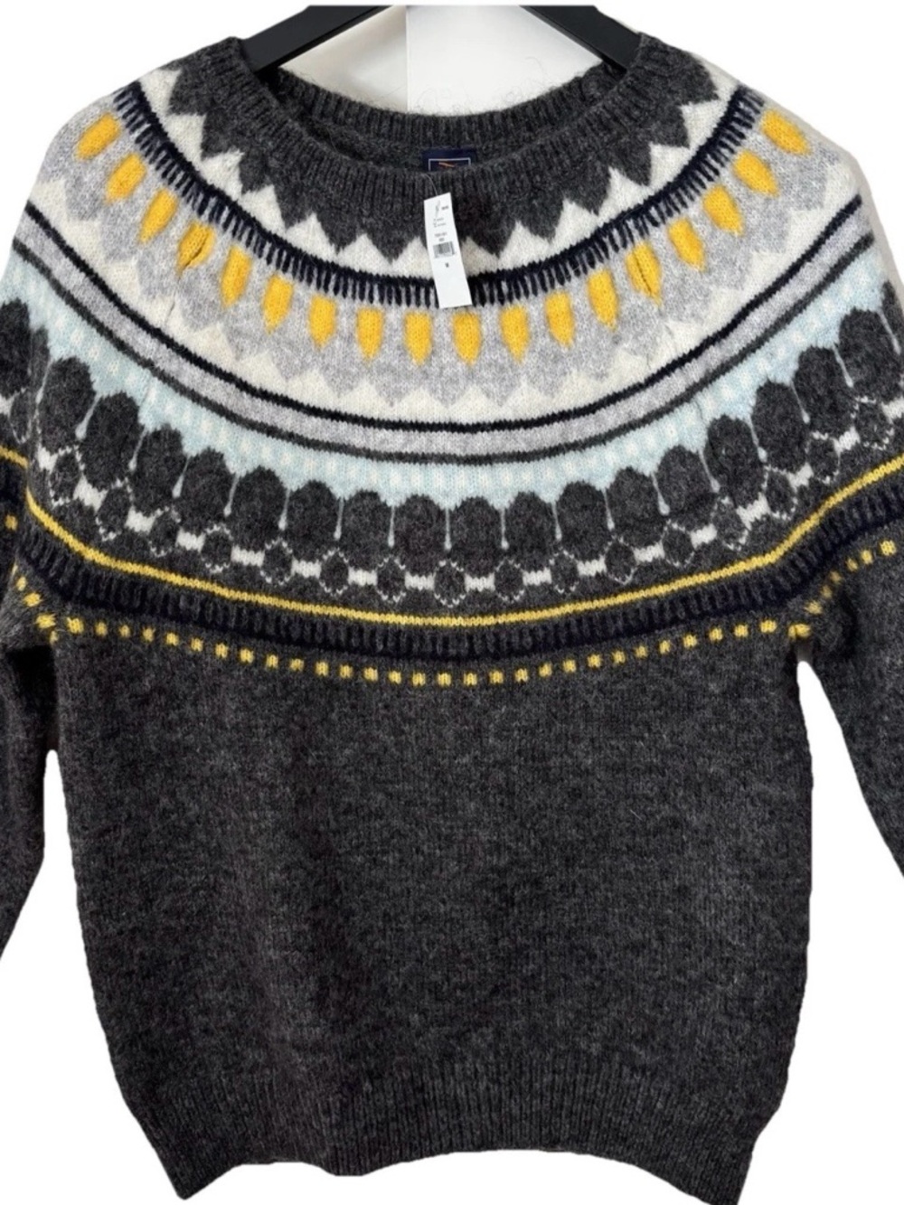 Fair Isle Nordic Crewneck sweater Women’s  GAP NEW Medium